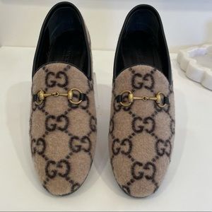 Gucci wool loafers